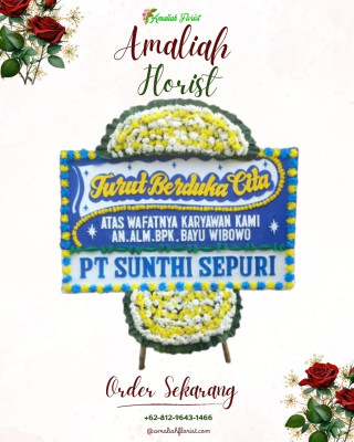 Papan Bunga Duka di Gayamharjo